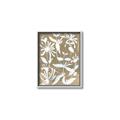 Picture of White Wash Florals II _GroupedProduct_Rectangle_Portrait_Canvas_Framed_