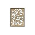 Picture of White Wash Florals II _GroupedProduct_Rectangle_Portrait_Canvas_Framed_
