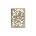Picture of White Wash Florals II _GroupedProduct_Rectangle_Portrait_Canvas_Framed_