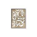 Picture of White Wash Florals II _GroupedProduct_Rectangle_Portrait_Canvas_Framed_