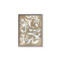 Picture of White Wash Florals II _GroupedProduct_Rectangle_Portrait_Canvas_Framed_