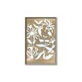 Picture of White Wash Florals II _GroupedProduct_Rectangle_Portrait_Canvas_Framed_