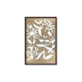 Picture of White Wash Florals II _GroupedProduct_Rectangle_Portrait_Canvas_Framed_