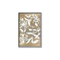 Picture of White Wash Florals II _GroupedProduct_Rectangle_Portrait_Canvas_Framed_
