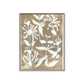 Picture of White Wash Florals II _GroupedProduct_Rectangle_Portrait_Canvas_Framed_