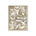 Picture of White Wash Florals II _GroupedProduct_Rectangle_Portrait_Canvas_Framed_
