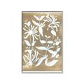 Picture of White Wash Florals II _GroupedProduct_Rectangle_Portrait_Canvas_Framed_
