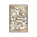Picture of White Wash Florals II _GroupedProduct_Rectangle_Portrait_Canvas_Framed_