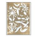 Picture of White Wash Florals II _GroupedProduct_Rectangle_Portrait_Canvas_Framed_
