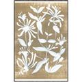 Picture of White Wash Florals II _GroupedProduct_Rectangle_Portrait_Canvas_Framed_