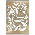 Picture of White Wash Florals II _GroupedProduct_Rectangle_Portrait_Canvas_Framed_
