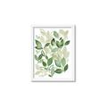 Picture of Watercolor Greens I _GroupedProduct_Rectangle_Portrait_Framed_Matted_