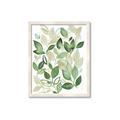 Picture of Watercolor Greens I _GroupedProduct_Rectangle_Portrait_Framed_Matted_