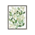Picture of Watercolor Greens I _GroupedProduct_Rectangle_Portrait_Framed_Matted_