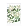 Picture of Watercolor Greens I _GroupedProduct_Rectangle_Portrait_Framed_Matted_