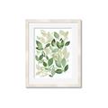 Picture of Watercolor Greens I _GroupedProduct_Rectangle_Portrait_Framed_Matted_