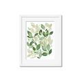 Picture of Watercolor Greens I _GroupedProduct_Rectangle_Portrait_Framed_Matted_