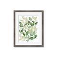 Picture of Watercolor Greens I _GroupedProduct_Rectangle_Portrait_Framed_Matted_