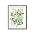 Picture of Watercolor Greens I _GroupedProduct_Rectangle_Portrait_Framed_Matted_