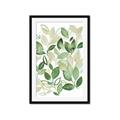 Picture of Watercolor Greens I _GroupedProduct_Rectangle_Portrait_Framed_Matted_