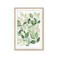 Picture of Watercolor Greens I _GroupedProduct_Rectangle_Portrait_Framed_Matted_