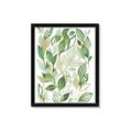 Picture of Watercolor Greens II _GroupedProduct_Rectangle_Portrait_Framed_Matted_