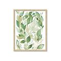 Picture of Watercolor Greens II _GroupedProduct_Rectangle_Portrait_Framed_Matted_
