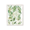 Picture of Watercolor Greens II _GroupedProduct_Rectangle_Portrait_Framed_Matted_