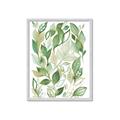 Picture of Watercolor Greens II _GroupedProduct_Rectangle_Portrait_Framed_Matted_