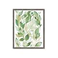 Picture of Watercolor Greens II _GroupedProduct_Rectangle_Portrait_Framed_Matted_