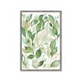 Picture of Watercolor Greens II _GroupedProduct_Rectangle_Portrait_Framed_Matted_