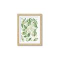 Picture of Watercolor Greens II _GroupedProduct_Rectangle_Portrait_Framed_Matted_