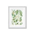 Picture of Watercolor Greens II _GroupedProduct_Rectangle_Portrait_Framed_Matted_