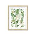 Picture of Watercolor Greens II _GroupedProduct_Rectangle_Portrait_Framed_Matted_