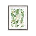 Picture of Watercolor Greens II _GroupedProduct_Rectangle_Portrait_Framed_Matted_