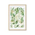 Picture of Watercolor Greens II _GroupedProduct_Rectangle_Portrait_Framed_Matted_