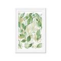 Picture of Watercolor Greens II _GroupedProduct_Rectangle_Portrait_Framed_Matted_