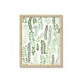 Picture of Watercolor Greens II _GroupedProduct_Rectangle_Portrait_Framed_Matted_