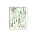 Picture of Watercolor Greens II _GroupedProduct_Rectangle_Portrait_Framed_Matted_