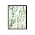 Picture of Watercolor Greens II _GroupedProduct_Rectangle_Portrait_Framed_Matted_