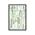 Picture of Watercolor Greens II _GroupedProduct_Rectangle_Portrait_Framed_Matted_