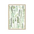 Picture of Watercolor Greens II _GroupedProduct_Rectangle_Portrait_Framed_Matted_