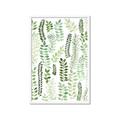 Picture of Watercolor Greens II _GroupedProduct_Rectangle_Portrait_Framed_Matted_