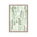 Picture of Watercolor Greens II _GroupedProduct_Rectangle_Portrait_Framed_Matted_