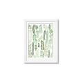 Picture of Watercolor Greens II _GroupedProduct_Rectangle_Portrait_Framed_Matted_