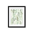 Picture of Watercolor Greens II _GroupedProduct_Rectangle_Portrait_Framed_Matted_