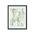Picture of Watercolor Greens II _GroupedProduct_Rectangle_Portrait_Framed_Matted_