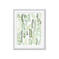 Picture of Watercolor Greens II _GroupedProduct_Rectangle_Portrait_Framed_Matted_