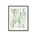 Picture of Watercolor Greens II _GroupedProduct_Rectangle_Portrait_Framed_Matted_