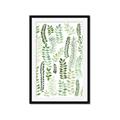 Picture of Watercolor Greens II _GroupedProduct_Rectangle_Portrait_Framed_Matted_